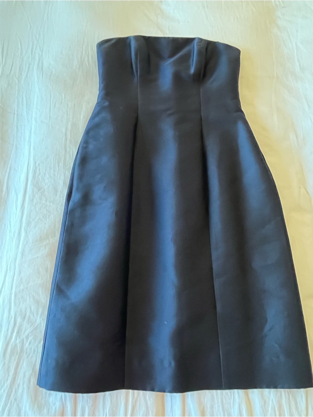 Liancarlo Classic Strapless A-Line Dress in Black